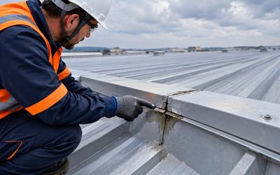Gestão de telhados industriais: vedação, limpeza e troca de telhas